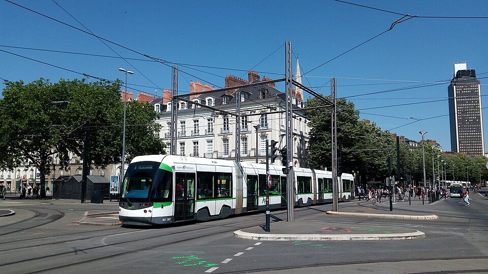 Croisée trams Nantes